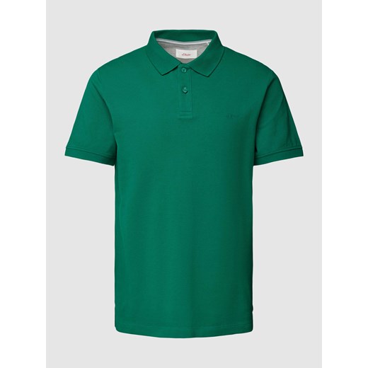 Koszulka polo w jednolitym kolorze ze sklepu Peek&Cloppenburg  w kategorii T-shirty męskie - zdjęcie 168995115