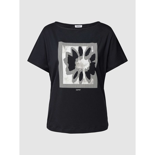 T-shirt z nadrukiem z motywem i logo ze sklepu Peek&Cloppenburg  w kategorii Bluzki damskie - zdjęcie 168995145