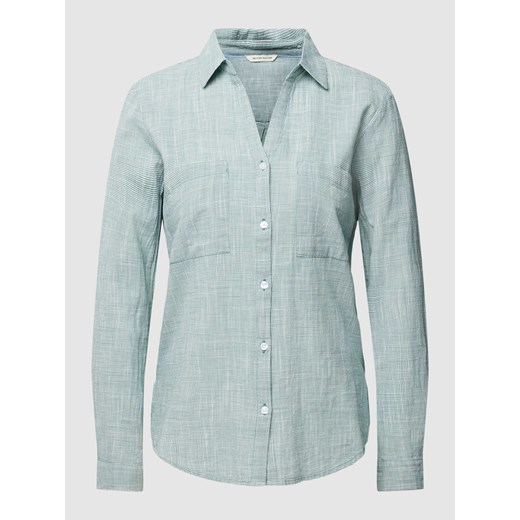 Bluzka koszulowa z fakturowanym wzorem ze sklepu Peek&Cloppenburg  w kategorii Koszule damskie - zdjęcie 168995407