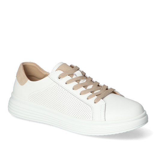 Sneakersy Goodin GD-XF-131 Białe/Beż ze sklepu Arturo-obuwie w kategorii Trampki damskie - zdjęcie 169003947