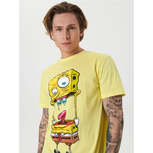 Sinsay - Koszulka SpongeBob - żółty Sinsay S wyprzedaż Sinsay