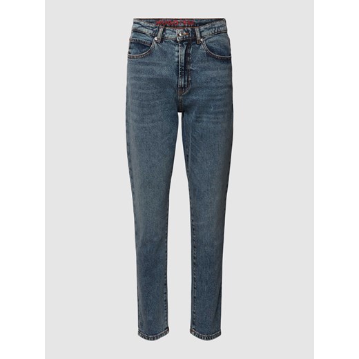 Jeansy o kroju slim fit z czystej bawełny ze sklepu Peek&Cloppenburg  w kategorii Jeansy damskie - zdjęcie 169004959
