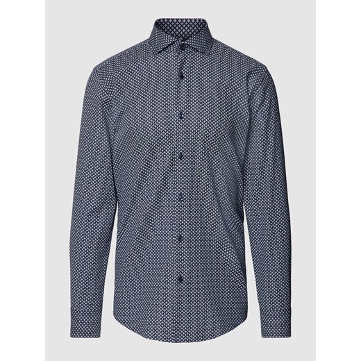 Koszula casualowa o kroju slim fit z listwą guzikową ze sklepu Peek&Cloppenburg  w kategorii Koszule męskie - zdjęcie 169004997