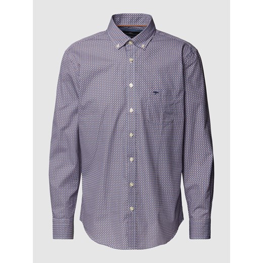 Koszula casualowa o kroju slim fit z kołnierzykiem typu button down ze sklepu Peek&Cloppenburg  w kategorii Koszule męskie - zdjęcie 169005639