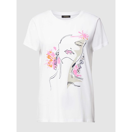 T-shirt z nadrukowanym motywem ze sklepu Peek&Cloppenburg  w kategorii Bluzki damskie - zdjęcie 169005677