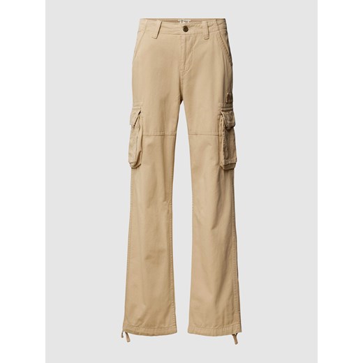 Spodnie cargo o rozkloszowanym kroju z naszywką z logo model ‘JET’ ze sklepu Peek&Cloppenburg  w kategorii Spodnie męskie - zdjęcie 169005729