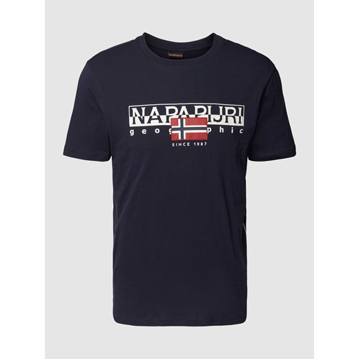 T-shirt z nadrukiem z logo model ‘AYLMER’ ze sklepu Peek&Cloppenburg  w kategorii T-shirty męskie - zdjęcie 169005775