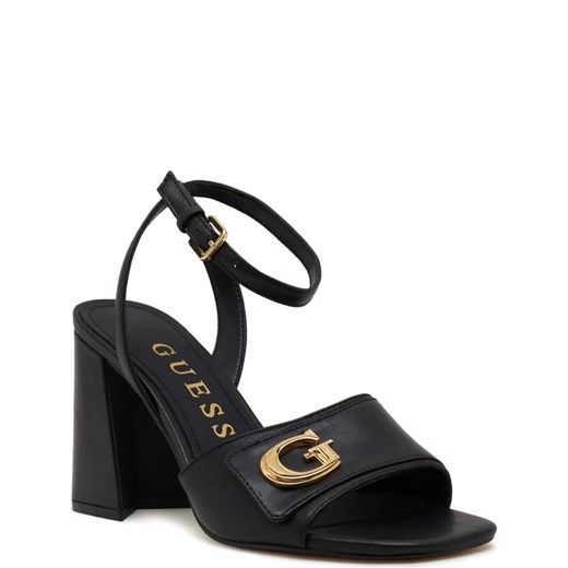 Guess Skórzane sandały na słupku ze sklepu Gomez Fashion Store w kategorii Sandały damskie - zdjęcie 169010815