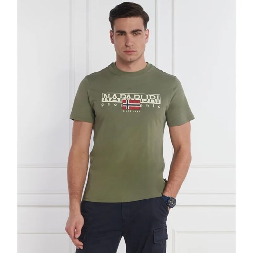 Napapijri T-shirt | Regular Fit ze sklepu Gomez Fashion Store w kategorii T-shirty męskie - zdjęcie 169010875