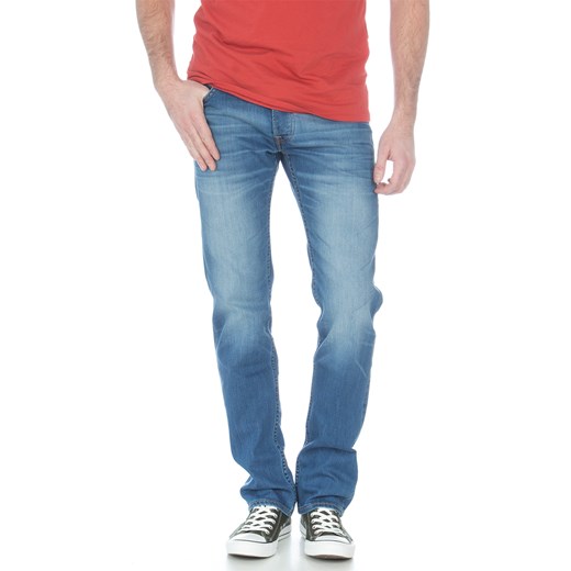 Spodnie Lee Powell L704DOAM sklep-luz-pl niebieski bawełna