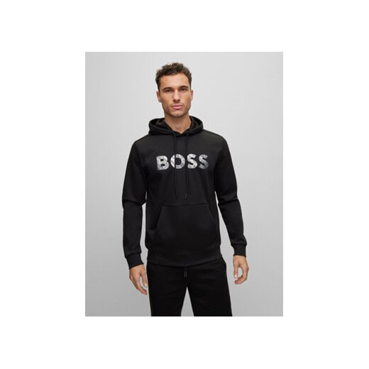 Boss Bluza Soody Mirror 50486853 Czarny Regular Fit ze sklepu MODIVO w kategorii Bluzy męskie - zdjęcie 169015056