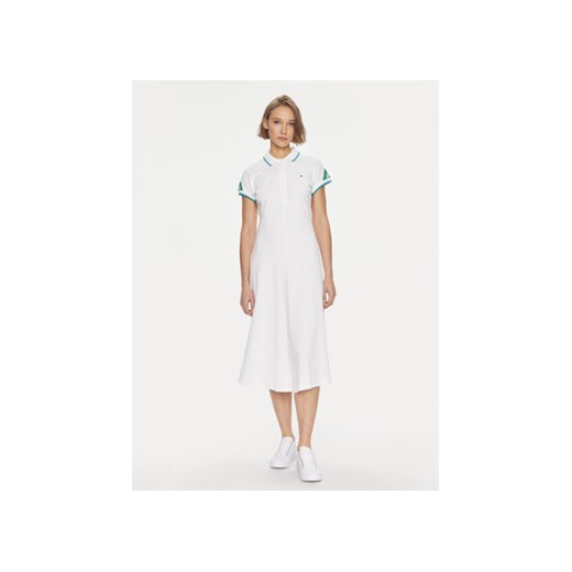 Tommy Hilfiger Sukienka codzienna WW0WW41269 Biały Regular Fit ze sklepu MODIVO w kategorii Sukienki - zdjęcie 169015427