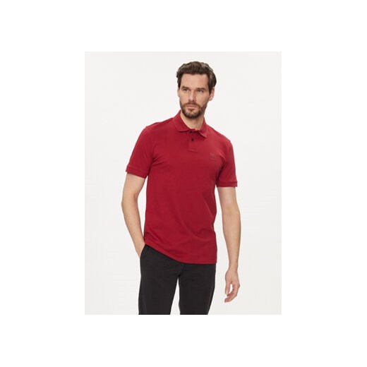 Boss Polo Passenger 50507803 Czerwony Slim Fit ze sklepu MODIVO w kategorii T-shirty męskie - zdjęcie 169015636