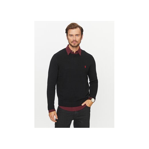 Polo Ralph Lauren Sweter 710810846020 Czarny Regular Fit Polo Ralph Lauren XL wyprzedaż MODIVO