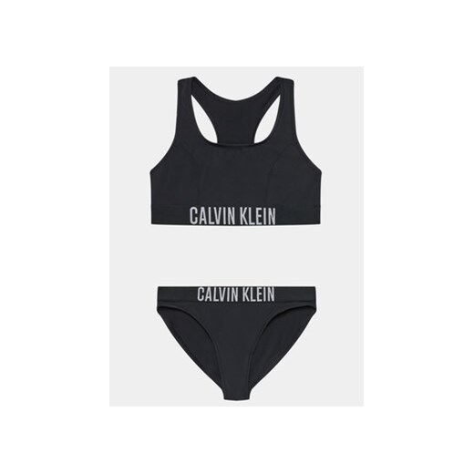 Calvin Klein Swimwear Strój kąpielowy KY0KY00056 Czarny ze sklepu MODIVO w kategorii Stroje kąpielowe - zdjęcie 169016209