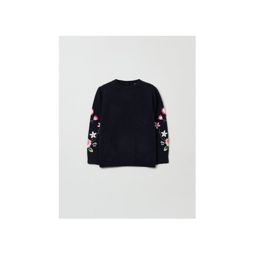 OVS Sweter 1630752 Granatowy Regular Fit ze sklepu MODIVO w kategorii Swetry dziewczęce - zdjęcie 169016866
