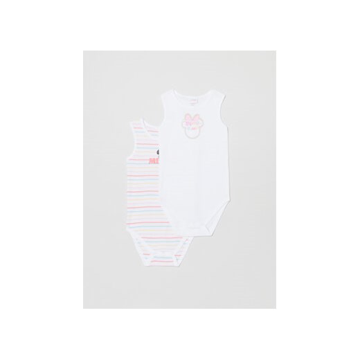 OVS Komplet 2 par body dziecięcych DISNEY 1755092 Biały ze sklepu MODIVO w kategorii Body niemowlęce - zdjęcie 169017736