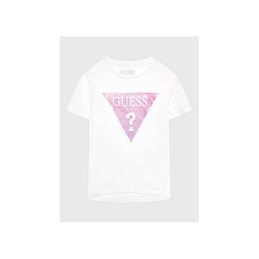 Guess T-Shirt J3RI32 K6YW1 Biały Regular Fit Guess 14Y MODIVO