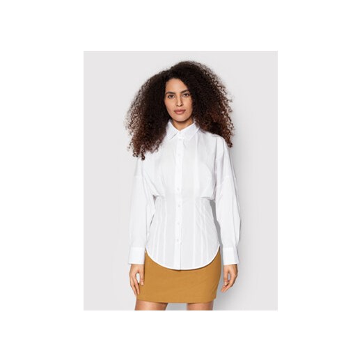 Sisley Koszula 51T35QF17 Biały Regular Fit ze sklepu MODIVO w kategorii Koszule damskie - zdjęcie 169018395