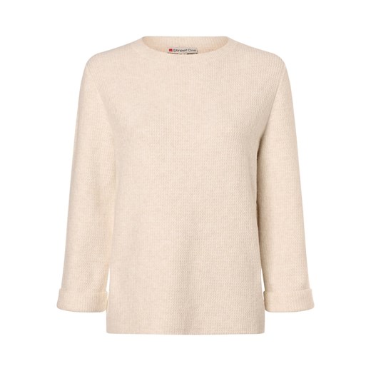 Street One Sweter damski Kobiety Bawełna écru marmurkowy ze sklepu vangraaf w kategorii Swetry damskie - zdjęcie 169019065