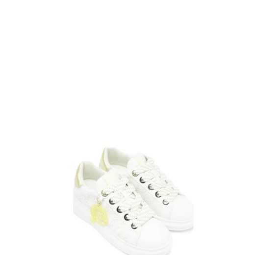 Buty sportowe damskie Karl Lagerfeld sneakersy białe wiązane z tworzywa sztucznego 