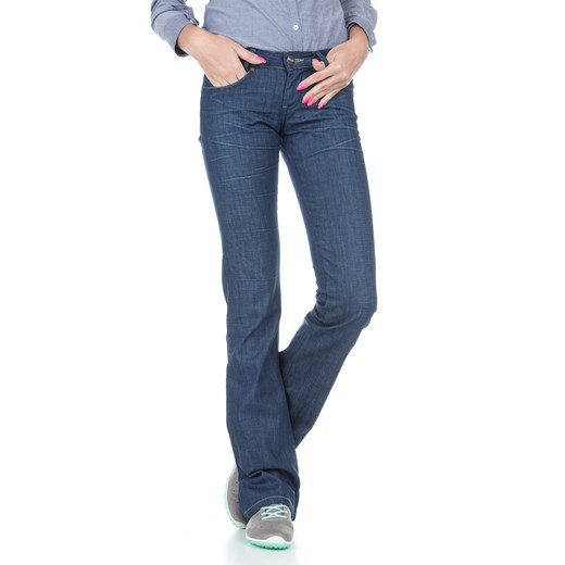 Spodnie Wrangler Megan W272EW554 sklep-luz-pl niebieski bawełna