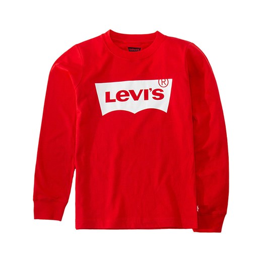 T-shirt chłopięce Levi's z długim rękawem czerwony 