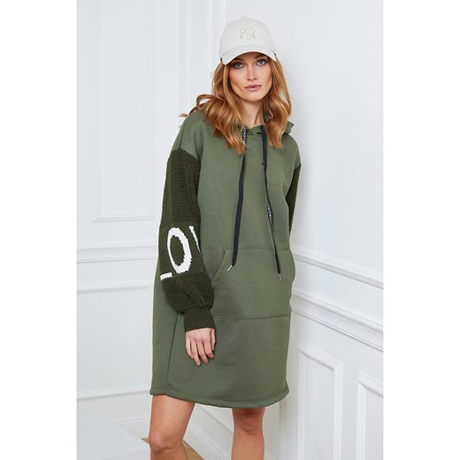 Joséfine Sukienka &quot;Gilda&quot; w kolorze khaki Joséfine M okazja Limango Polska