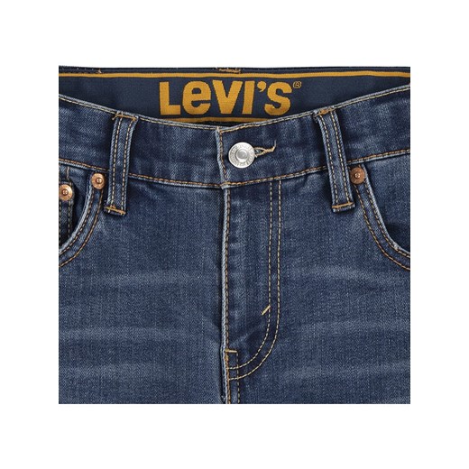 Granatowe spodnie chłopięce Levi's bawełniane