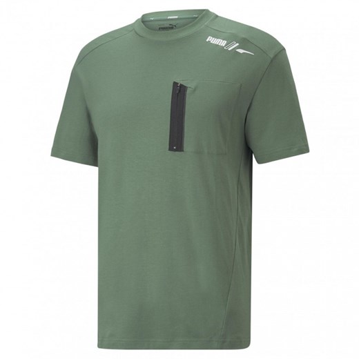 Męski t-shirt z nadrukiem PUMA RAD/CAL Pocket Tee ze sklepu Sportstylestory.com w kategorii T-shirty męskie - zdjęcie 169028196