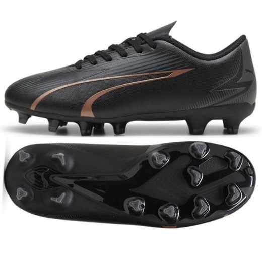 Buty Puma Ultra Play FG/AG Jr 107775 02 czarne ze sklepu ButyModne.pl w kategorii Buty sportowe dziecięce - zdjęcie 169030507