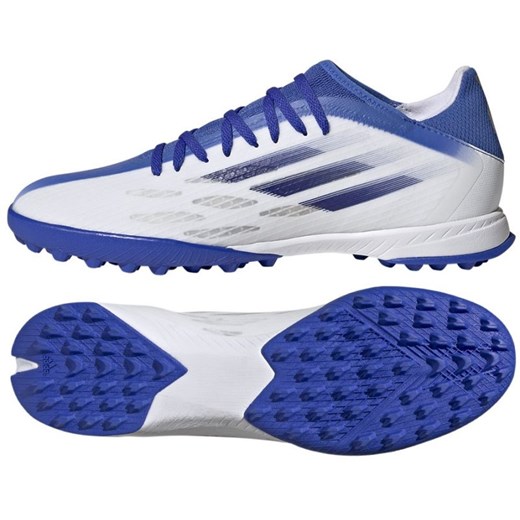 Buty piłkarskie adidas X Speedflow.3 Tf M GW7509 białe ze sklepu ButyModne.pl w kategorii Buty sportowe męskie - zdjęcie 169035237
