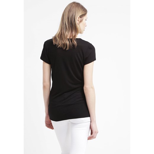 Anna Field Tshirt basic black zalando czarny bez wzorów/nadruków