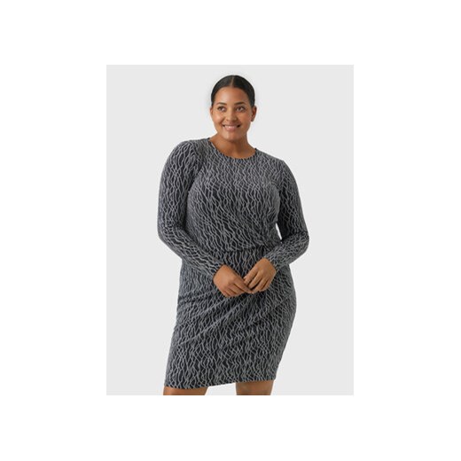 Vero Moda Curve Sukienka koktajlowa Kanz 10278225 Czarny Slim Fit 46_48 MODIVO