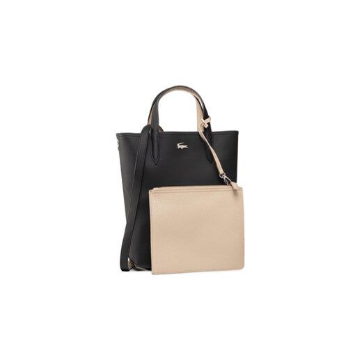 Lacoste Torebka Vertical Shopping Bag NF2991AA Czarny ze sklepu MODIVO w kategorii Torby Shopper bag - zdjęcie 169046339