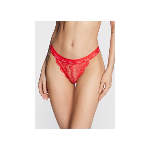 Guess Figi brazylijskie Aria O0BE02 PZ01C Czerwony Guess M wyprzedaż MODIVO