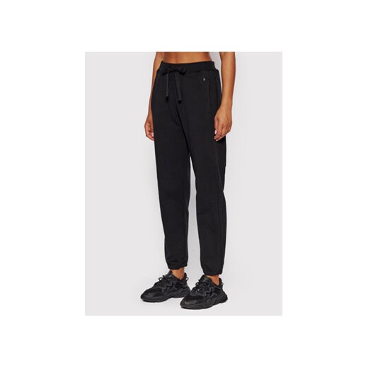Deha Spodnie dresowe D63007 Czarny Relaxed Fit ze sklepu MODIVO w kategorii Spodnie damskie - zdjęcie 169049428