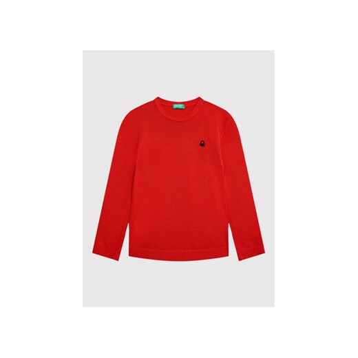 United Colors Of Benetton Sweter 1294G100B Czerwony Regular Fit United Colors Of Benetton 116 MODIVO