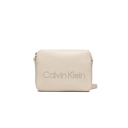 Calvin Klein Torebka Ck Set Camera Bag K60K609123 Beżowy Calvin Klein uniwersalny promocyjna cena MODIVO