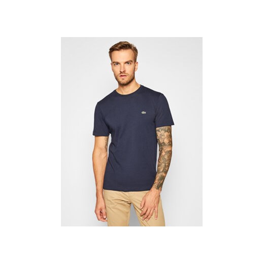 Lacoste T-Shirt TH2038 Granatowy Regular Fit ze sklepu MODIVO w kategorii T-shirty męskie - zdjęcie 169051228