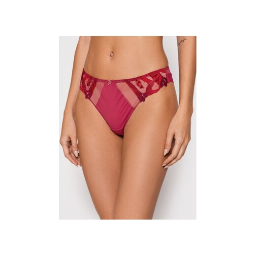 Chantelle Figi brazylijskie Montaigne C19J90 Bordowy Chantelle 40 okazyjna cena MODIVO