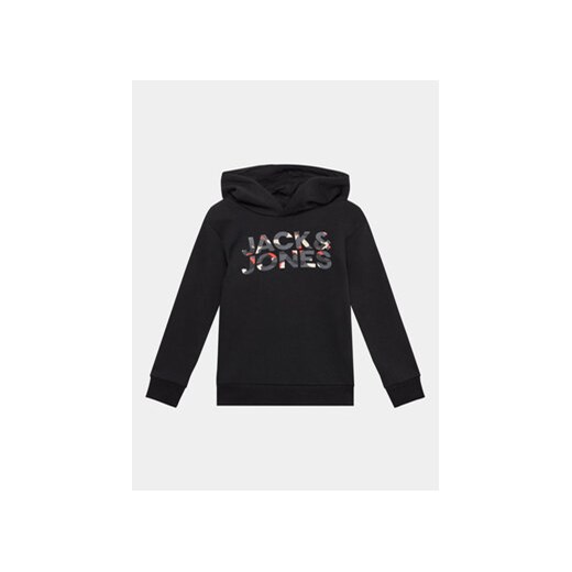 Jack&Jones Junior Bluza Ramp 12222554 Czarny Regular Fit Jack&jones Junior 164 wyprzedaż MODIVO