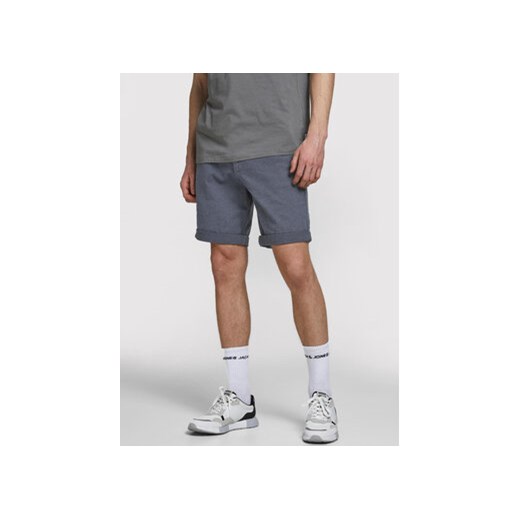 Jack&Jones Szorty materiałowe Kenso 12183665 Granatowy Regular Fit ze sklepu MODIVO w kategorii Spodenki męskie - zdjęcie 169053717