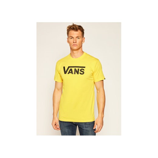 Vans T-Shirt Classic VN000GGG Żółty Regular Fit Vans S wyprzedaż MODIVO
