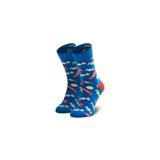 Happy Socks Skarpety Wysokie Dziecięce KCAN01-6300 Granatowy Happy Socks 2_3Y promocja MODIVO