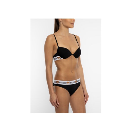 MOSCHINO Underwear & Swim Figi klasyczne A4715 9003 Czarny ze sklepu MODIVO w kategorii Majtki damskie - zdjęcie 169055717