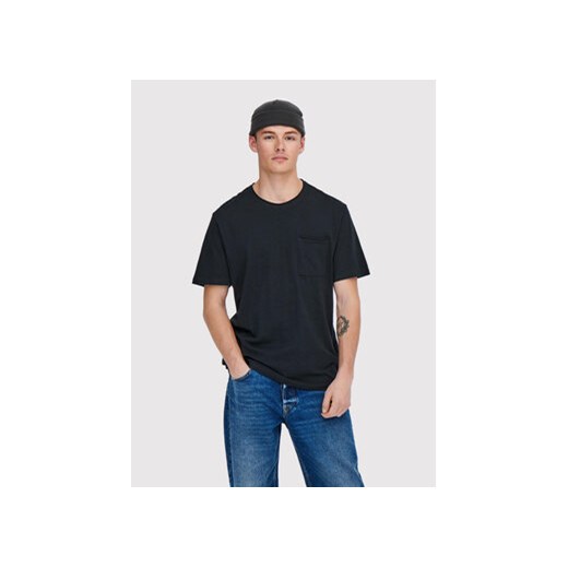 Only & Sons T-Shirt Roy 22022531 Granatowy Regular Fit ze sklepu MODIVO w kategorii T-shirty męskie - zdjęcie 169055728