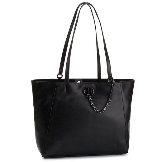 Torebka DKNY Linton Lg Tote Brus R93ARD84 Blk/Gunmetal BWG one size wyprzedaż eobuwie.pl