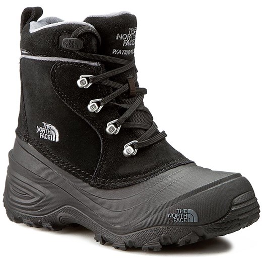 Śniegowce The North Face Youth Chilkat Lace II T92T5RKZ2 TNF Black/Zinc Grey The North Face 37 eobuwie.pl