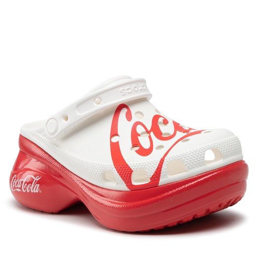 Klapki Crocs Coca-Cola X Crocs Classic Bae Clog 207234 White/Red Crocs 36.5 promocja eobuwie.pl